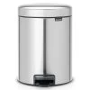 Brabantia - Newicon Pedal Bin 5L Matt Steel 2 Brabantia - Newicon Pedal Bin 5L Matt Steel -Brabantia 153933 Large