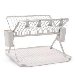 Brabantia - Foldable Dish Drying Rack Large Light Grey