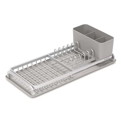 Brabantia - Compact Dish Drying Rack Mid Grey 3 Brabantia - Compact Dish Drying Rack Mid Grey
