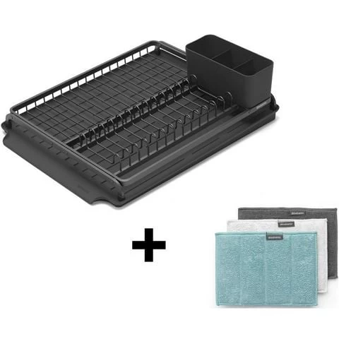 Brabantia - Dish Drying Rack & Microfibre Cleaning Pads 3 Brabantia - Dish Drying Rack & Microfibre Cleaning Pads