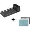 Brabantia - Compact Dish Drying Rack & Cleaning Pads 1 Brabantia - Compact Dish Drying Rack & Cleaning Pads -Brabantia 168742 Large