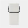 Brabantia - Sort & Go Waste Bin Light Grey 16L -Brabantia 196582 Large