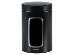 Brabantia - Canister With Window Black 1.4L