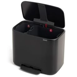 Brabantia - Bo Pedal Bin 11+23L Matt Black