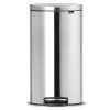 Brabantia - Flatback Bin 30L Fingerprint Proof Matt Steel 1 Brabantia - Flatback Bin 30L Fingerprint Proof Matt Steel -Brabantia 474446 Large