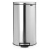 Brabantia - Flatback Bin 40L Fingerprint Proof Matt Steel 1 Brabantia - Flatback Bin 40L Fingerprint Proof Matt Steel -Brabantia 474447 Large