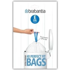 Brabantia - Pedal Bin Plastic Liners E 20L 40pk