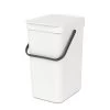 Brabantia - Sort & Go Waste Bin White 12L 2 Brabantia - Sort & Go Waste Bin White 12L -Brabantia 558967 Large
