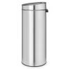 Brabantia - Touch Bin Fingerprint Proof Matt Steel 30L -Brabantia 569688 Large
