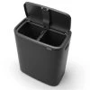 Brabantia - BO Touch Bin W/2 Inner Buckets 2x30L Matt Black 1 Brabantia - BO Touch Bin W/2 Inner Buckets 2x30L Matt Black -Brabantia 580751 Large