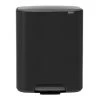 Brabantia - BO Pedal Bin 2x30L Matt Black -Brabantia 588852 Large