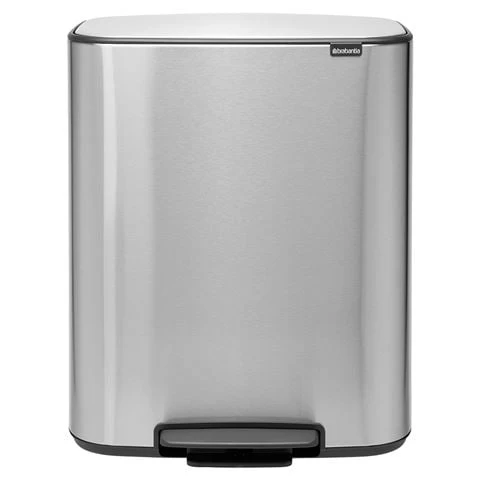 Brabantia - BO Pedal Bin 2x30L Fingerprint Proof Matt Steel 3 Brabantia - BO Pedal Bin 2x30L Fingerprint Proof Matt Steel