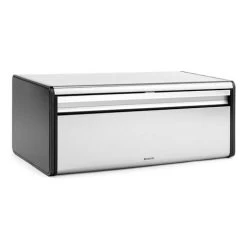 Brabantia - Fall Front Bread Bin Matte Steel F/Print Proof