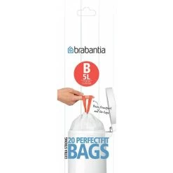Brabantia Perfect Fit Waste Bin Bag 5L