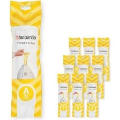 Brabantia PerfectFit Bags A 3 Litre Multipack Of 200